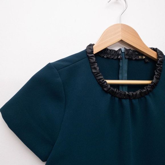 Maje Guimet Accent Collar Babydoll Dress Size Small - Picture 5 of 9